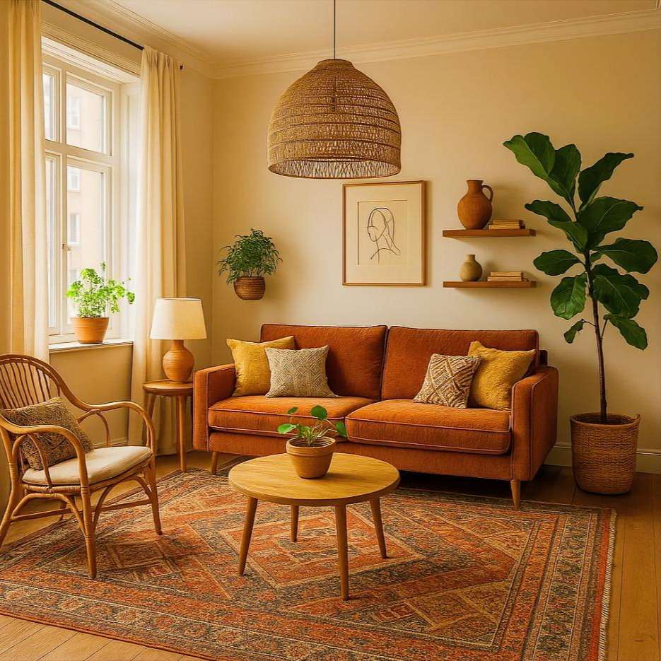 Bohem Tarz Oturma Odası : Kuralları Aşan, Ruhu Özgürleştiren Bir Dekorasyon Felsefesi