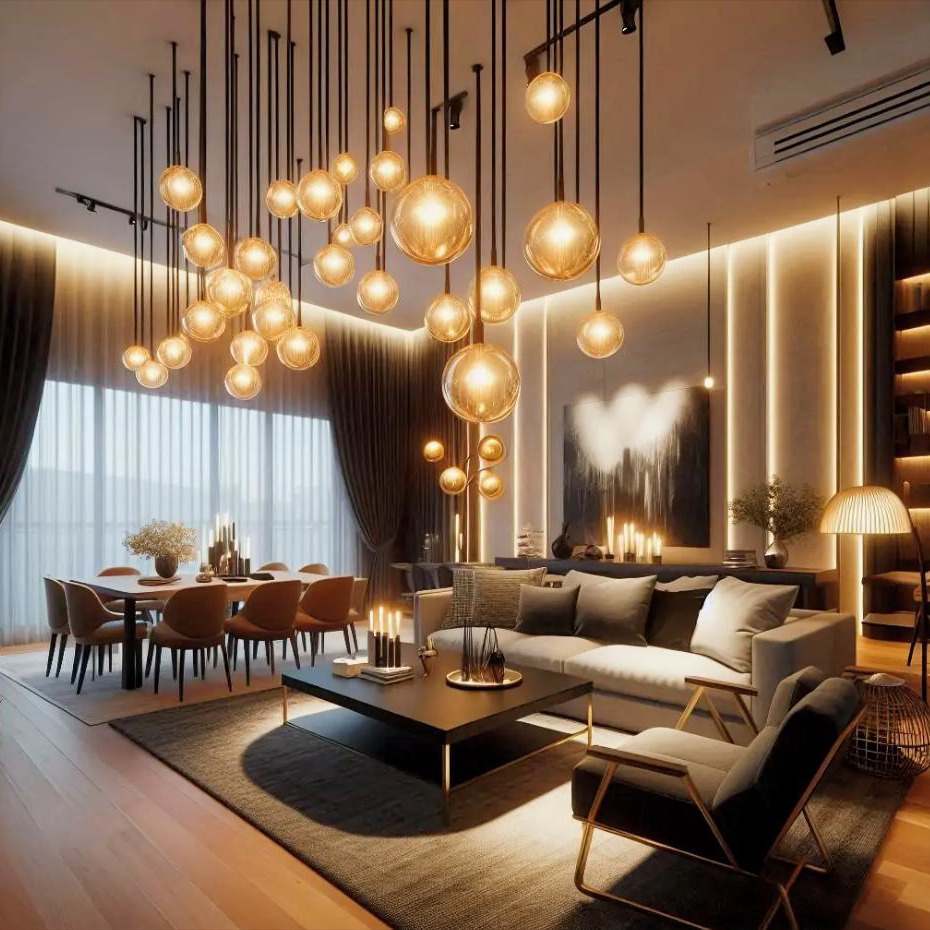 Oturma Odasında Işık Seçimi: Mekana Ruhunu Veren Tasarım Unsuru